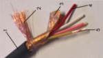 11615 (3x1.5mm²) Hybrid Netzkabel abgeschirmt mit Starquad Signalline